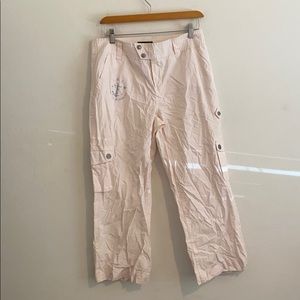 Lauren Ralph Lauren Cargo Pants In Light Pink EUC